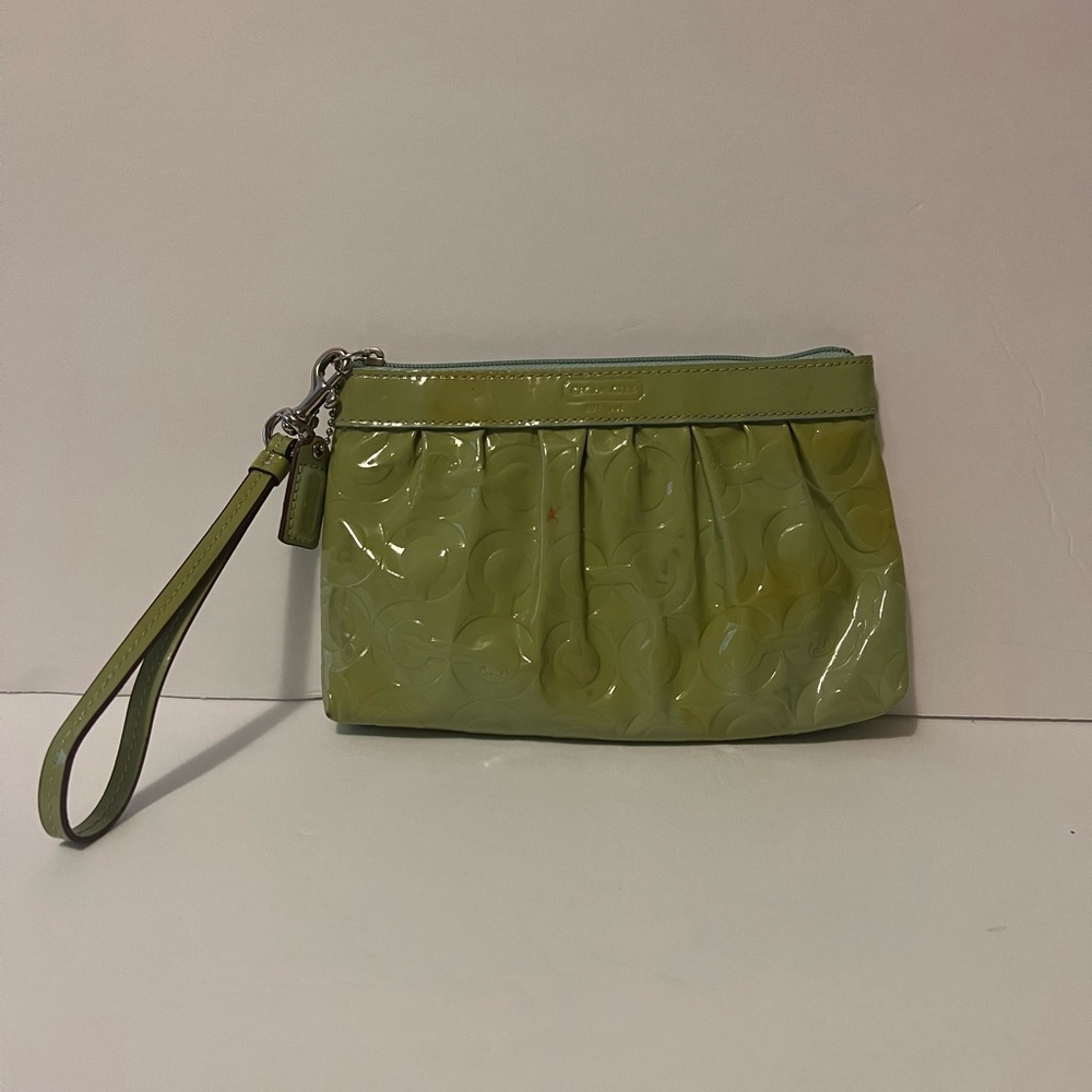 Coach Patent Leather Wristlet